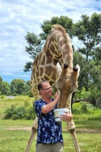 Meet & Greet mit der Giraffe Abby