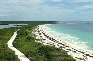 Punta Sur Lagunen und Strand