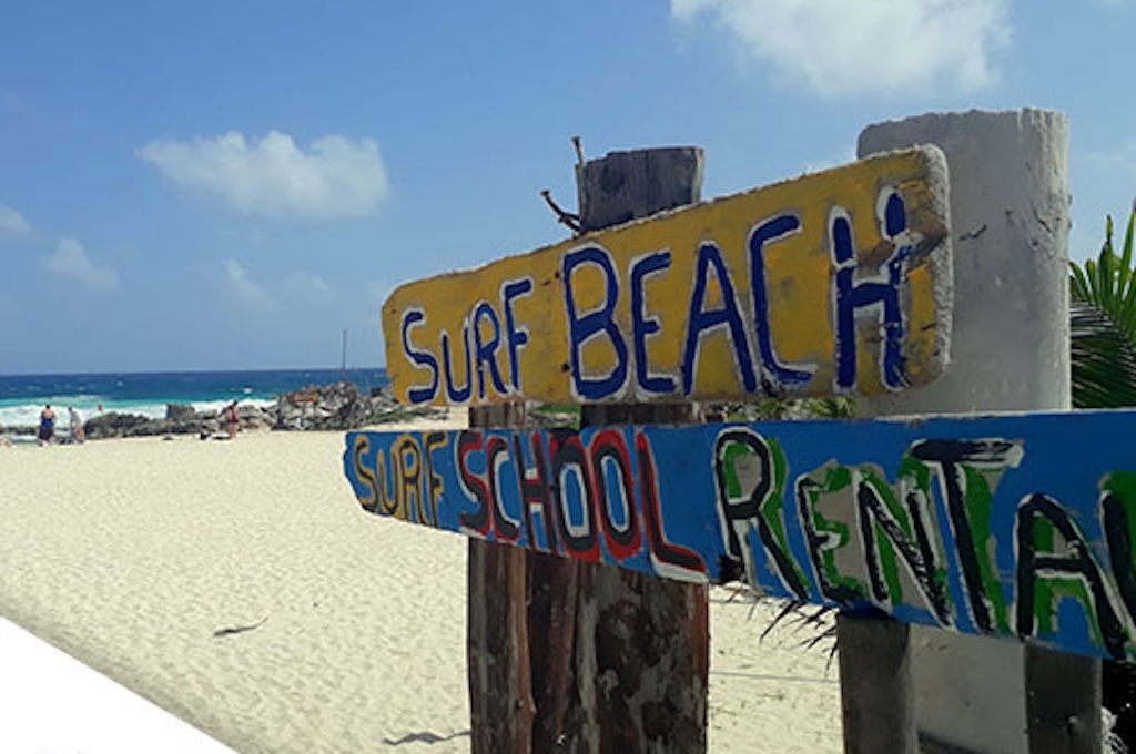 Punta Sur Lagunen und Strand